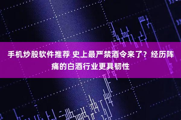 手机炒股软件推荐 史上最严禁酒令来了？经历阵痛的白酒行业更具韧性