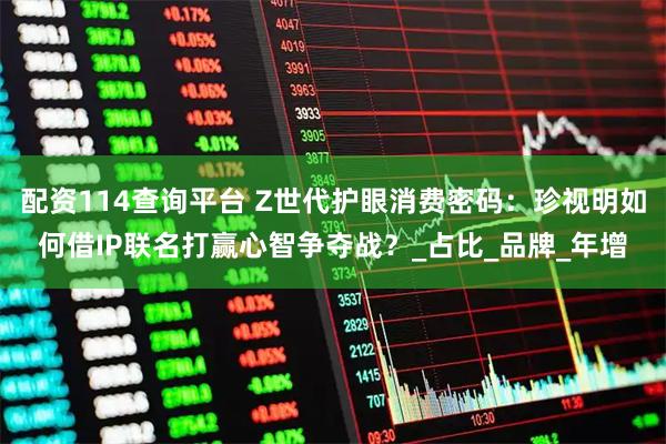 配资114查询平台 Z世代护眼消费密码：珍视明如何借IP联名打赢心智争夺战？_占比_品牌_年增